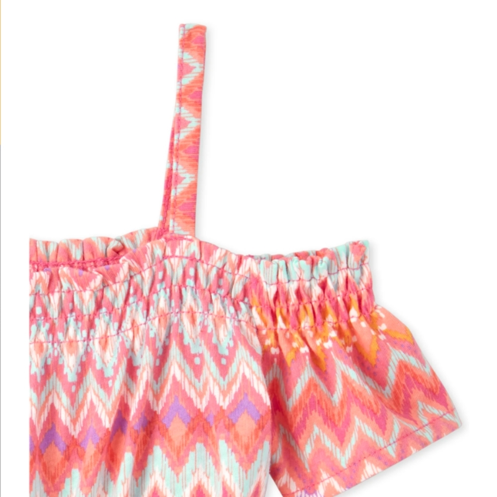 The Children's Place | Chevron Off Shoulder Dress - Picture 2 of 3